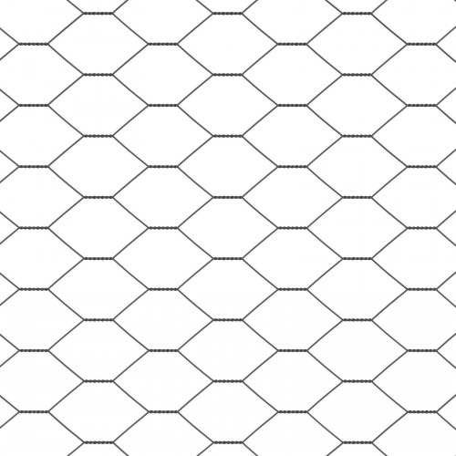 Havehegn Sæt Sæt med 2 Grå Metal 25 x 1 m Holdbar Metalhegn