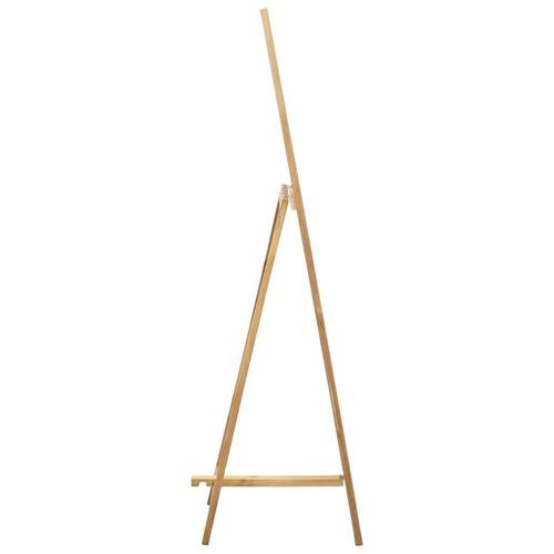 Fritstående spejl 48 x 46,5 x 150 cm massivt egetræ