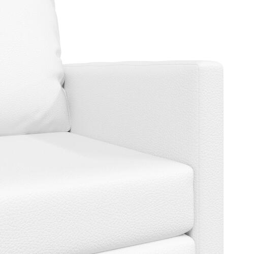 Gulv Sofa Bed 2-i-1 Hvid 74x77x81 cm Kunstlæder
