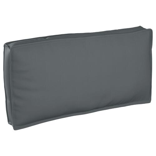 Pallet Pude til Sæde/Lænd Antracitgrå 120x60x12 cm Oxford Stof