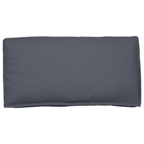 Pallet Pude til Sæde/Lænd Antracitgrå 120x60x12 cm Oxford Stof