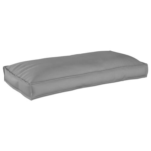 Pallepude til Sidde/Ryg Grå 120x60x12 cm Oxford Stof