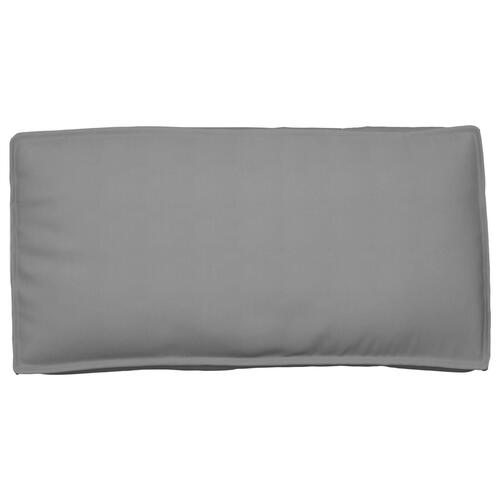 Pallepude til Sidde/Ryg Grå 120x60x12 cm Oxford Stof
