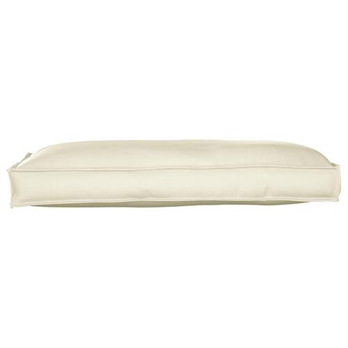 Pallet Pude til Sæde/Ryg creme 120x60x12 cm Oxford Stof