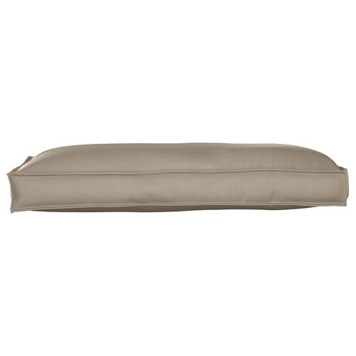 Pallepude til Sæde/Rygpude Gråbrun 120x60x12 cm Oxford Stof
