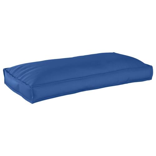 Pallepude til sæde/ryglæn Kongeligt blå 120x60x12 cm Oxford-stof