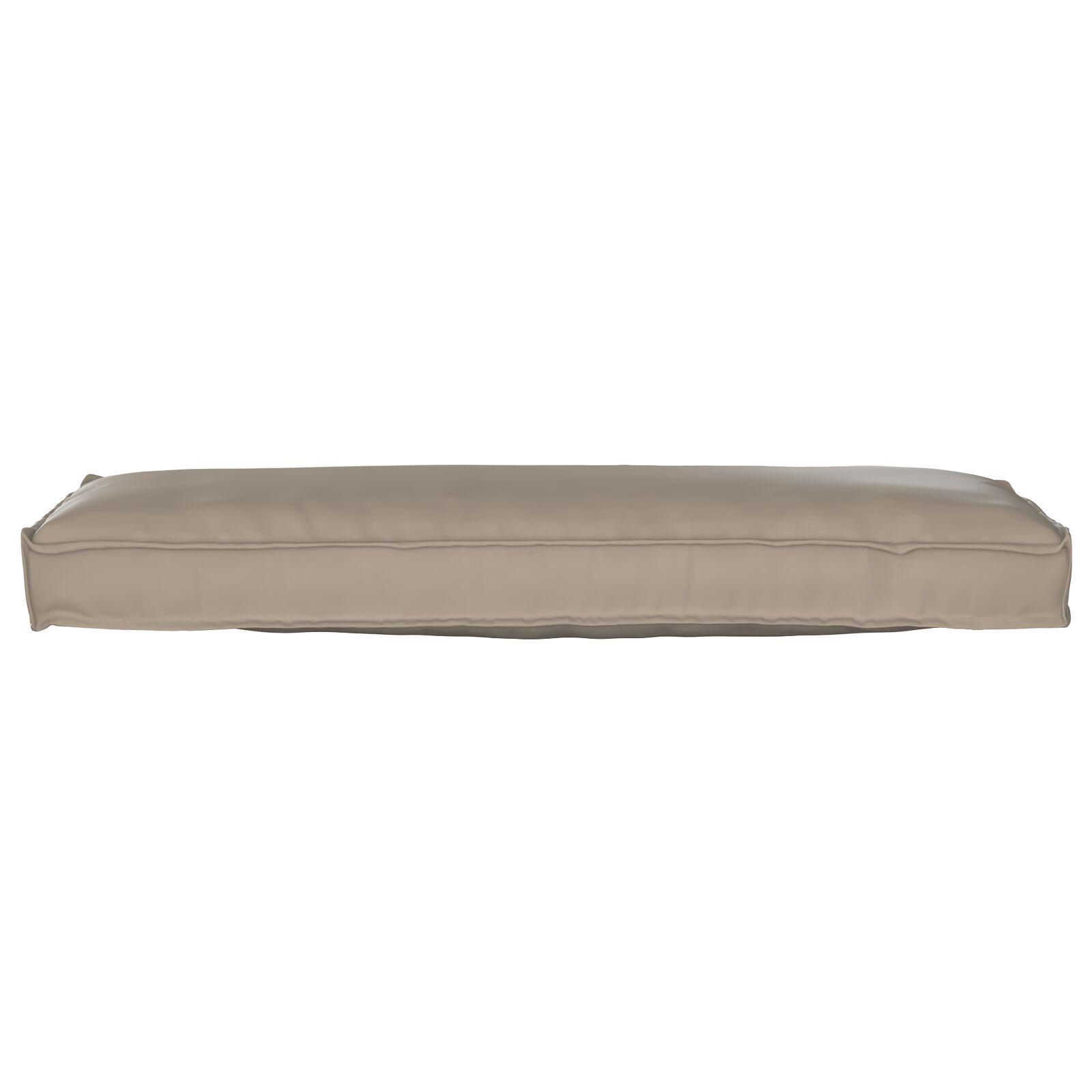 Pallepude til Bænk Taupe 120x40x8 cm Oxford Stof
