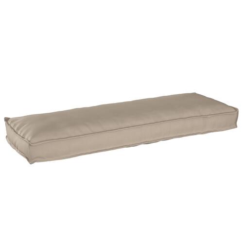 Pallepude til Bænk Taupe 120x40x8 cm Oxford Stof