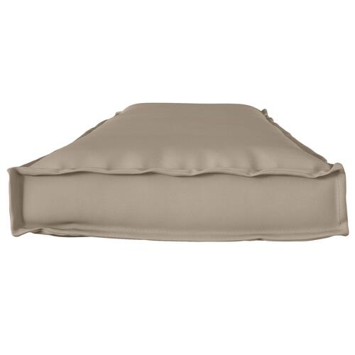 Udendørs Pude Taupe Polyester 140 cm lang Slidstærk