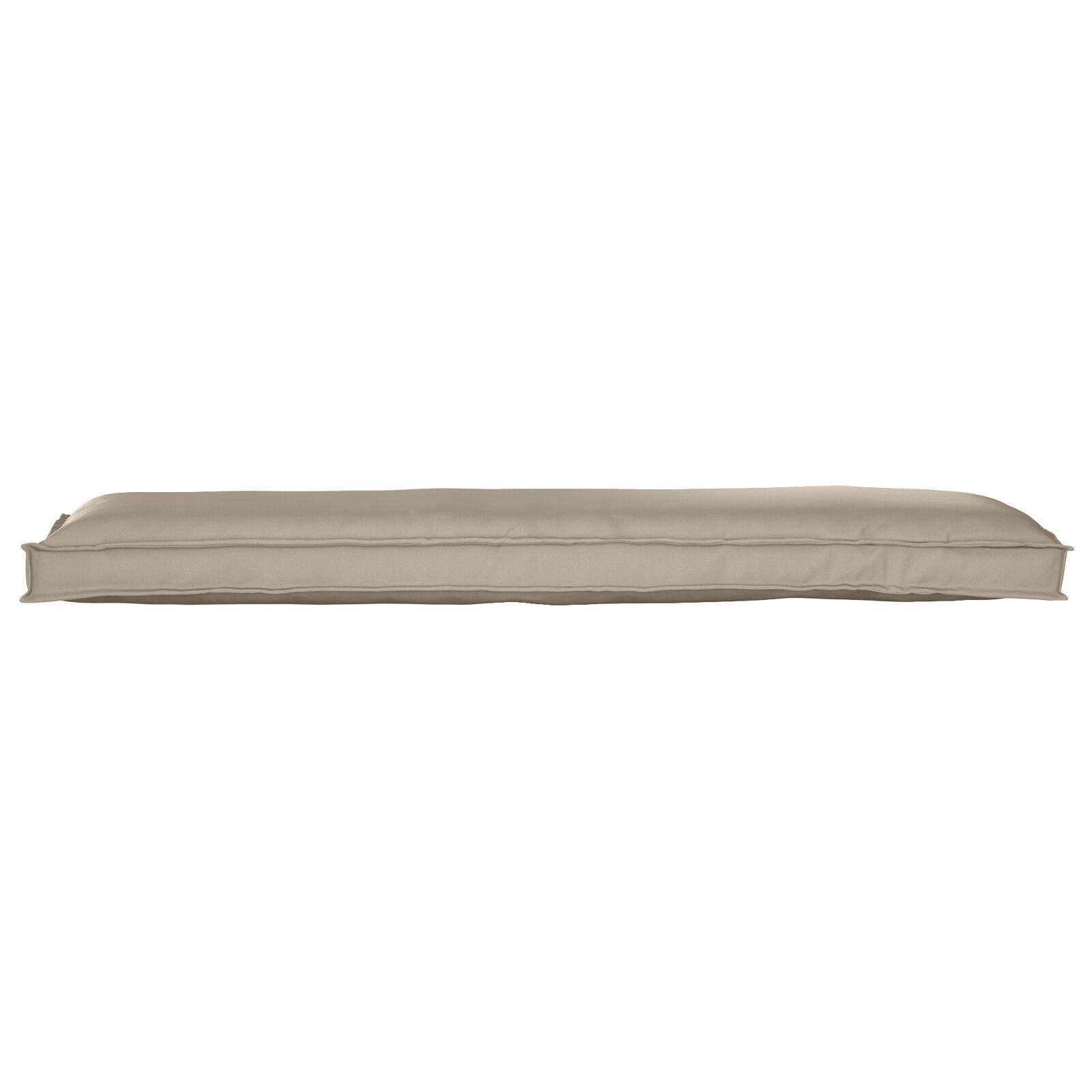 Pallepude til Bænk Taupe 150x40x8 cm Oxford Stof