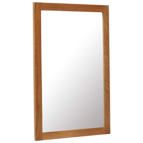 Spejl 60x90 cm massivt egetræ