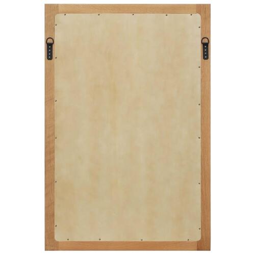 Spejl 60x90 cm massivt egetræ