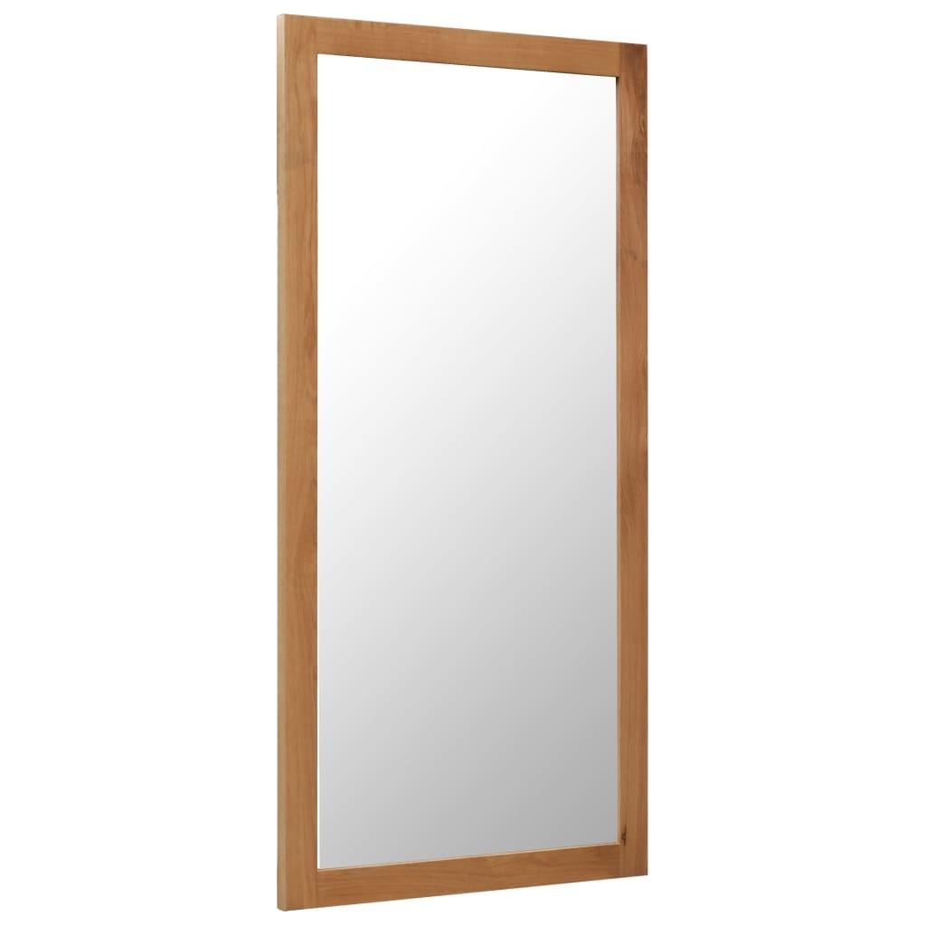 Spejl 60x120 cm massivt egetræ