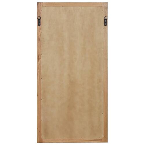 Spejl 60x120 cm massivt egetræ