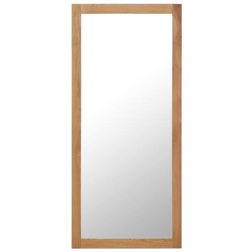 Spejl 50 x 140 cm massivt egetræ