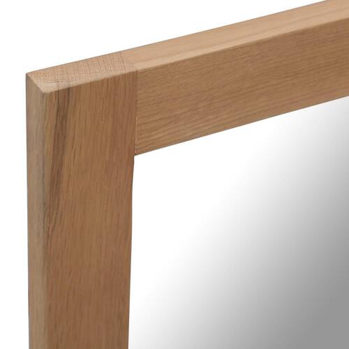 Spejl 50 x 140 cm massivt egetræ