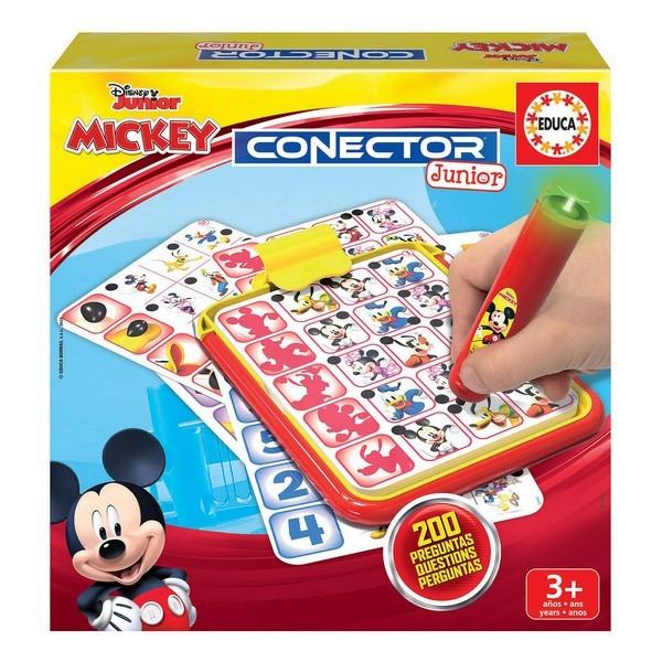 Lærerigt Spil Educa Conector Junior Mickey & Minnie
