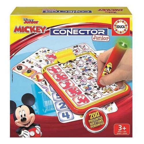 Lærerigt Spil Educa Conector Junior Mickey & Minnie