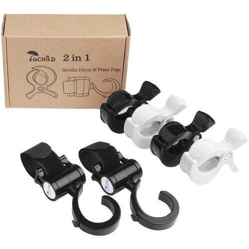 Tilbehør Luchild Bebe & Clip Universal Klapvogn til baby (6 stk) (OUTLET A+)