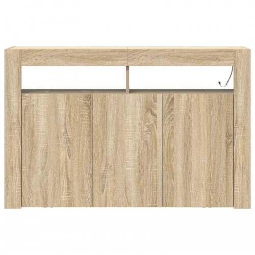 Skab Sonoma egetræ MDF 116 x 30 x 75 cm Skab Rektangulært