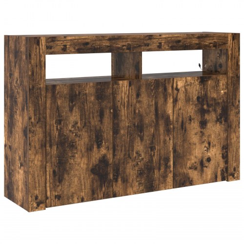 Sideboard Røget Eg Ingeniørtræ 116 x 30 x 75 cm