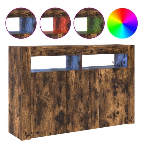Sideboard Røget Eg Ingeniørtræ 116 x 30 x 75 cm