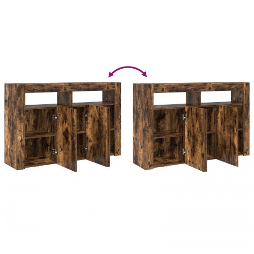 Sideboard Røget Eg Ingeniørtræ 116 x 30 x 75 cm