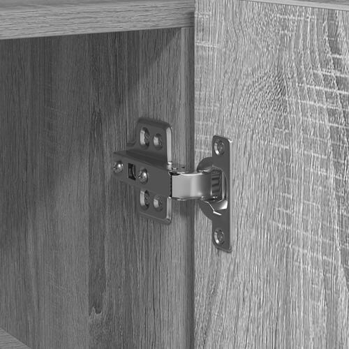 Skab Grå sonoma Ingeniørt træ 116 x 30 x 75 cm Skab