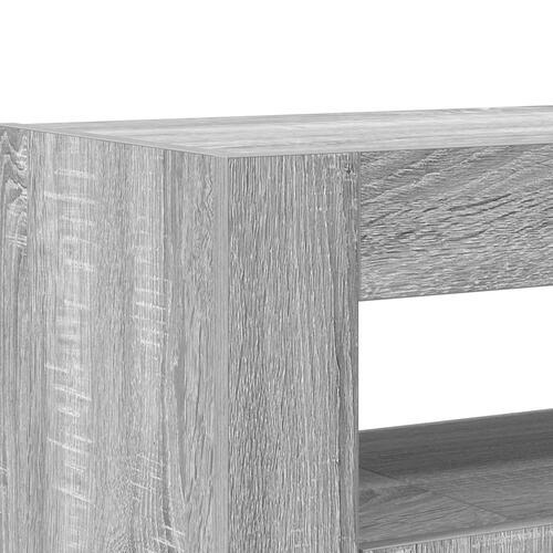Skab Grå sonoma Ingeniørt træ 116 x 30 x 75 cm Skab