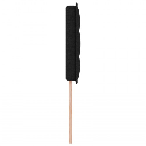 LED Hovedgærde Linjer Design Sort 90 cm Stof