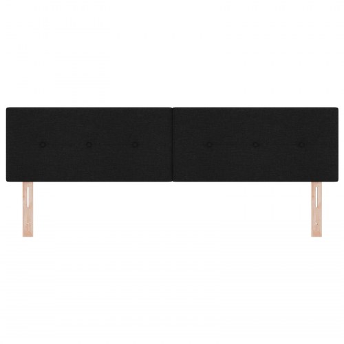 LED Senggavl Knapstopper Sort 90 cm Stof