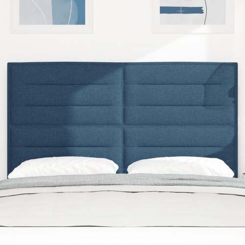LED Hovedgærde Linjer Design Blå 72 cm Stof