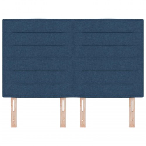 LED Hovedgærde Linjer Design Blå 72 cm Stof