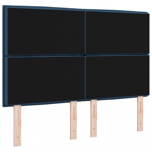 LED Hovedgærde Linje Design Blå 80 cm Stof