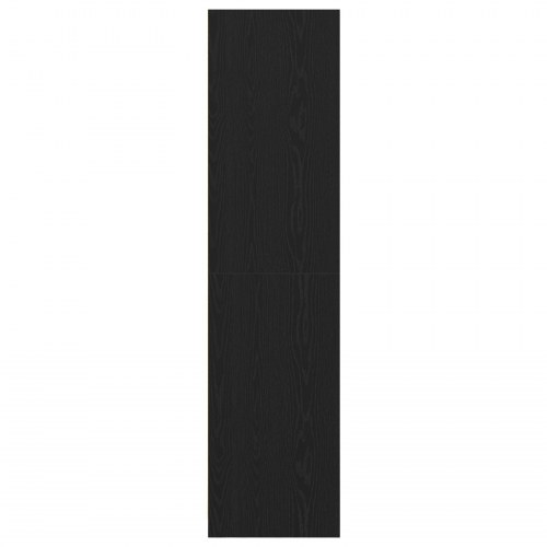 Sort Egetræ Garderobe - 30x50x200 cm, Lavet af konstrueret træ