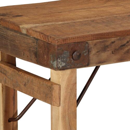 Bænk 110x35x46 cm Massivt Træ Genbrug
