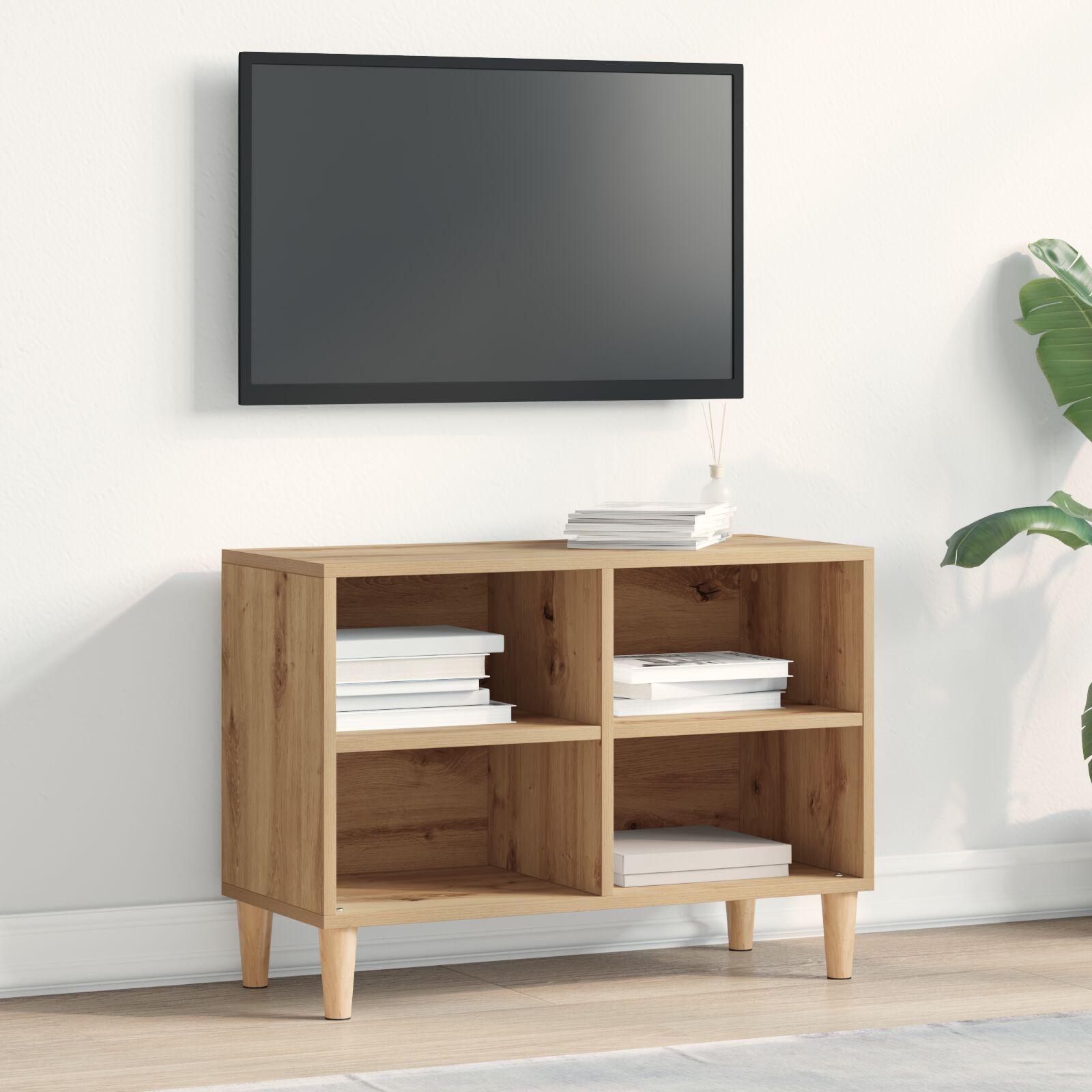 TV-skab Brun 69.5 x 30 x 50 cm Konstrueret træ