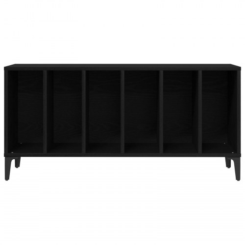 Sort egetræ pladeskab - 100 x 38 x 48 cm lavet af konstrueret træ