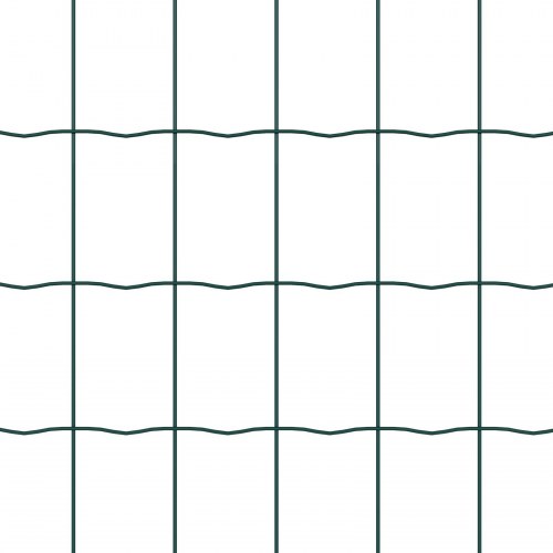 Euro Hegn med 5 U-stolper Grøn 0.6x10 m Stål
