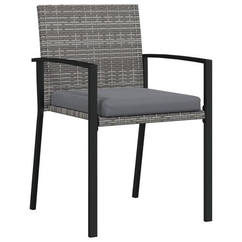 9 Delers Havemøbler Sæt Grå Polyrattan