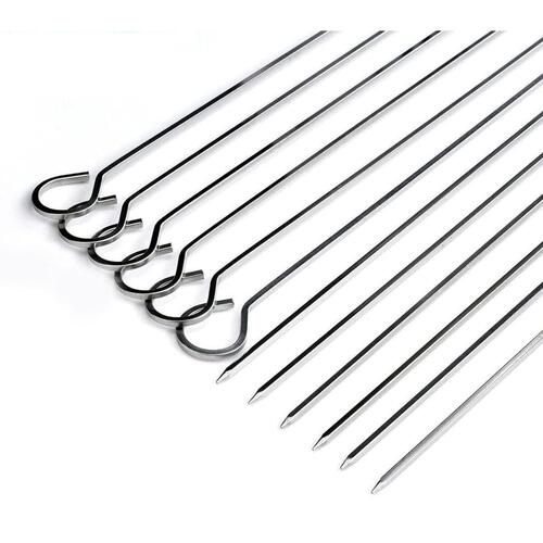 Algon grillspyd i metal 27 cm - sæt med 6 (24 pakker)