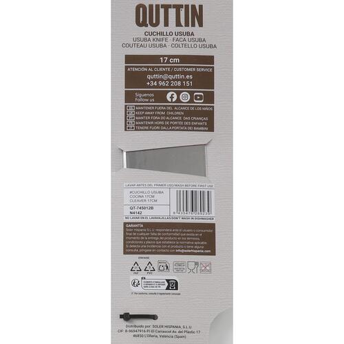 Køkkenkniv Quttin Takamura Brun Sølvfarvet 17 cm (6 enheder)