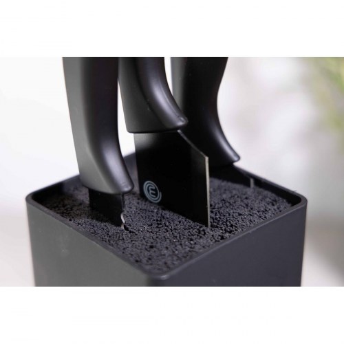 Køkkenkniv MasterChef - sort/sølv, 13 cm, multifunktionel (24 stk)