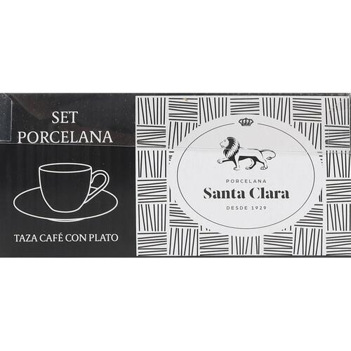 Kaffesæt Santa Clara 90 ml (6 enheder)