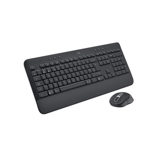 Tastatur og trådløs mus Logitech MK650 Grafit Engelsk QWERTY