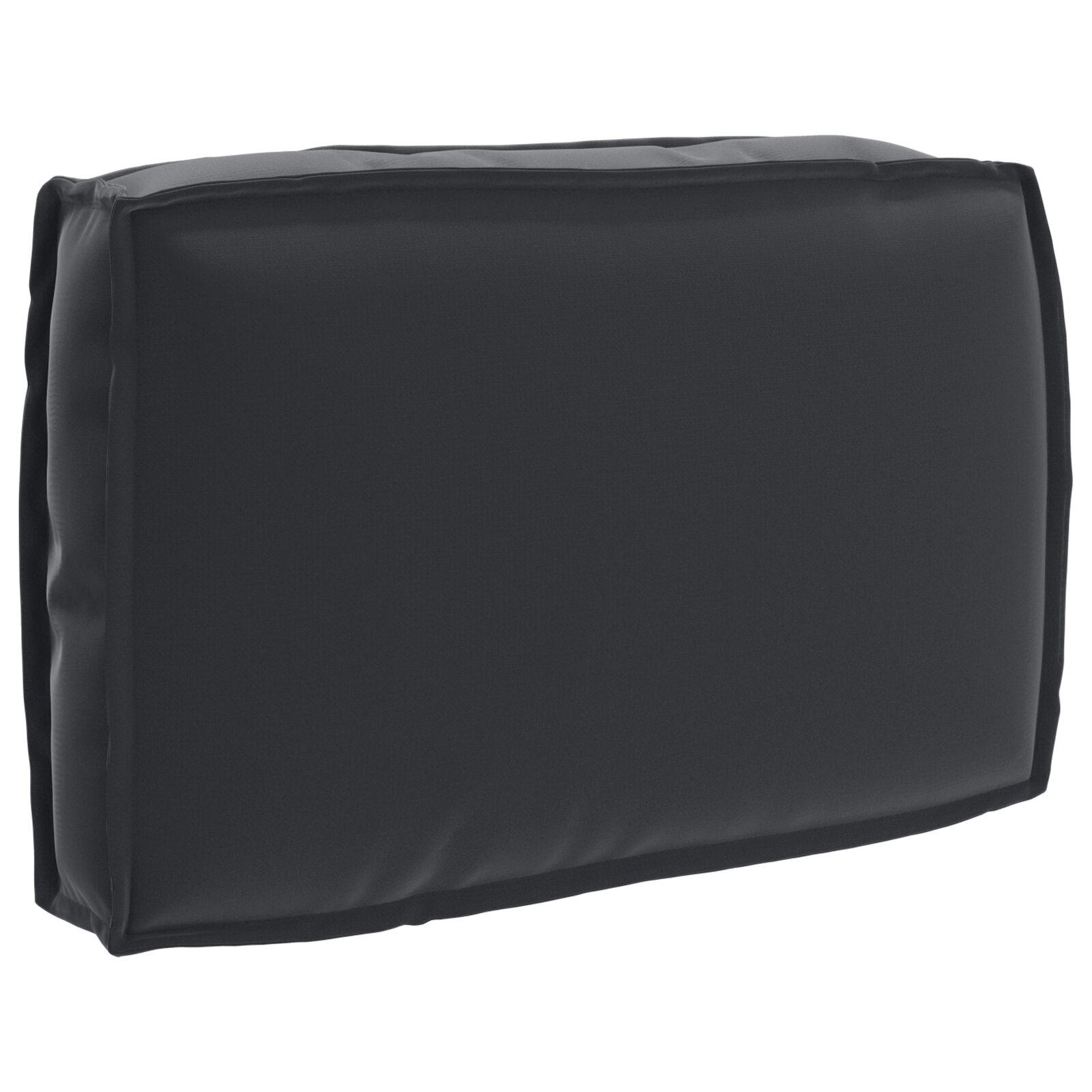 Palle Pudesæt 2 stk Sort 60 x 60 x 12 cm Oxford stof