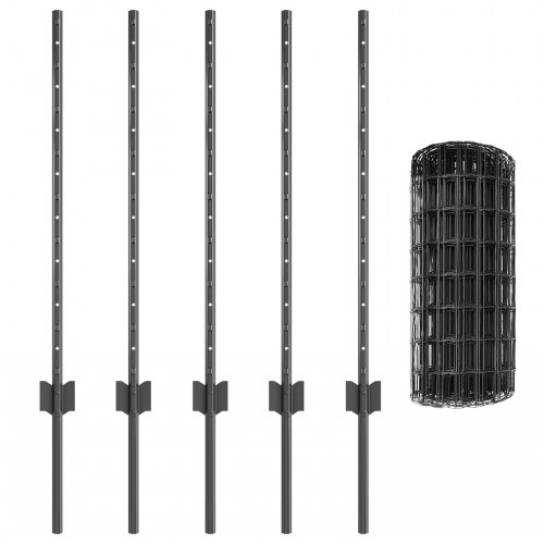 Euro Hegn Sæt Sæt af 2 Grå Galvaniseret stål Stor Slidstærk