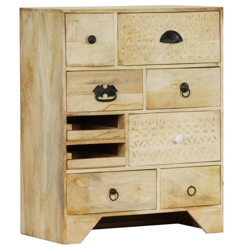 Kommode massivt mangotræ 60 x 30 x 75 cm