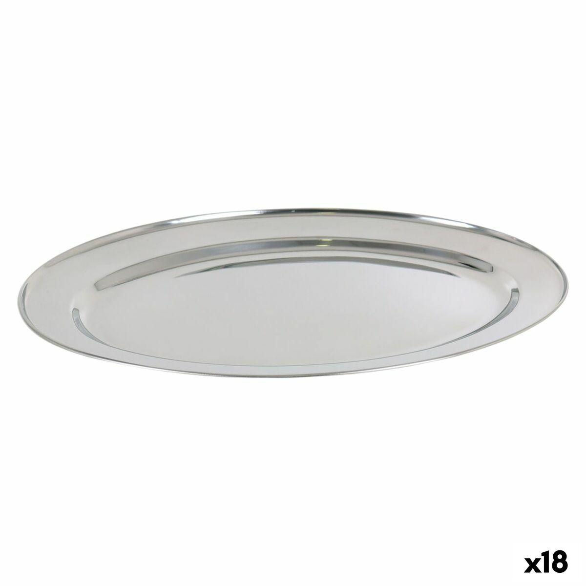 Fad Quttin Quttin Rustfrit stål Oval 40,5 x 26,5 cm (18 enheder)