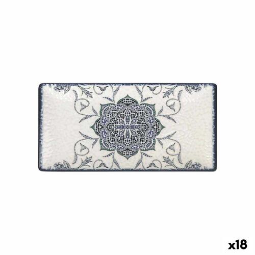 Fad La Mediterránea Rosetta Rektangulær 30 x 15 x 2 cm (18 enheder)